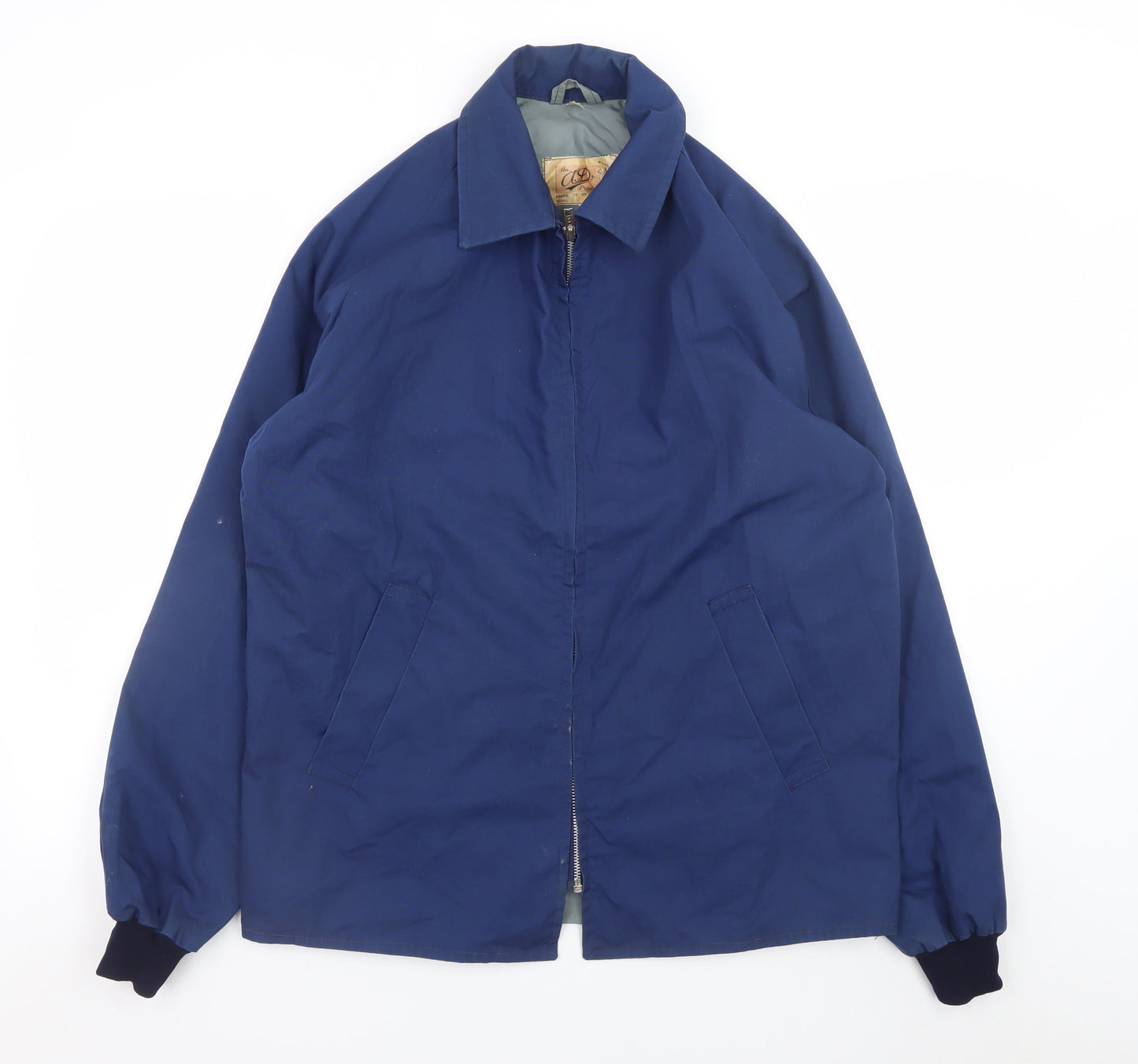 Mens UK Size L A.D. Blue Basic Jacket
