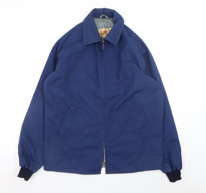 Mens UK Size L A.D. Blue Basic Jacket