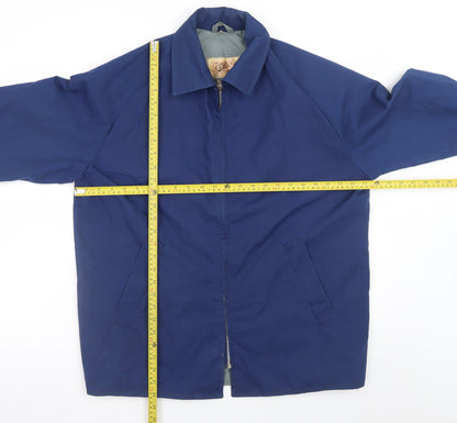 Mens UK Size L A.D. Blue Basic Jacket