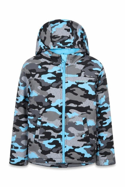 Boys UK Size 7-8 Years Mountain Warehouse Blue Soft Shell