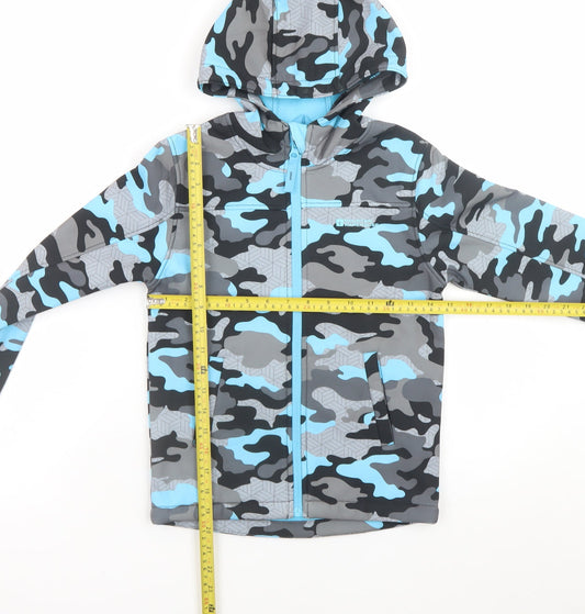 Boys UK Size 7-8 Years Mountain Warehouse Blue Soft Shell