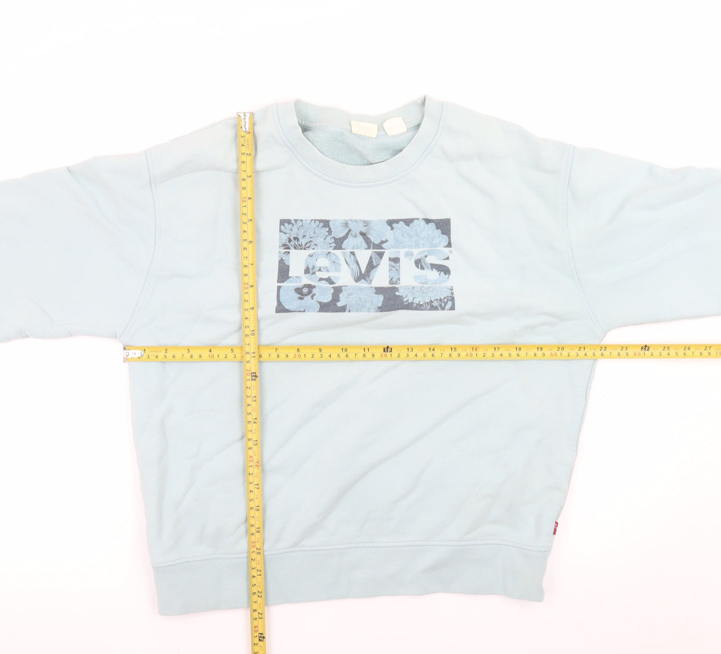 Womens UK Size M Levi's Blue Pullover Sweatshirt