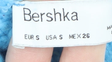 Womens UK Size 8 Bershka Blue Pullover Jumper