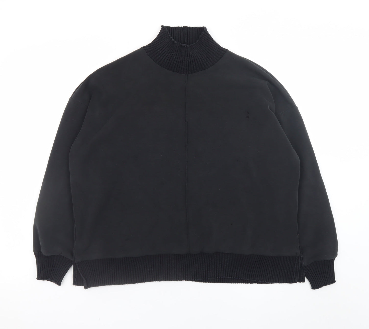 Womens UK Size 14 Yest Black Pullover Sweatshirt