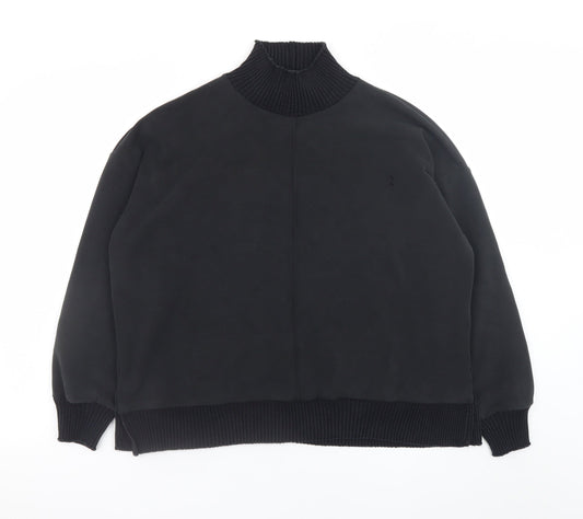 Womens UK Size 14 Yest Black Pullover Sweatshirt