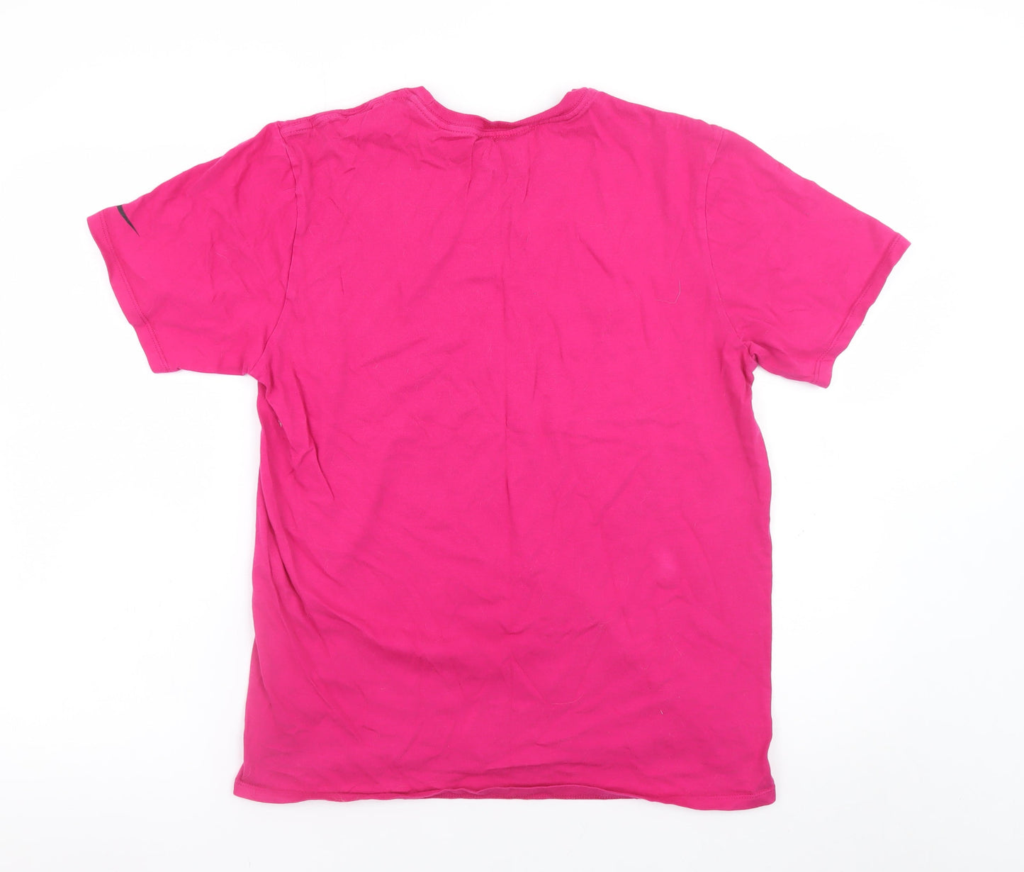 Womens UK Size L Nike Pink Basic T-Shirt