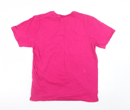 Womens UK Size L Nike Pink Basic T-Shirt
