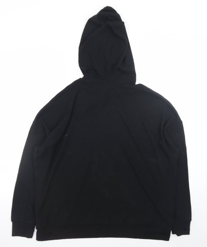 Womens UK Size 12 USA Pro Black Pullover Hoodie