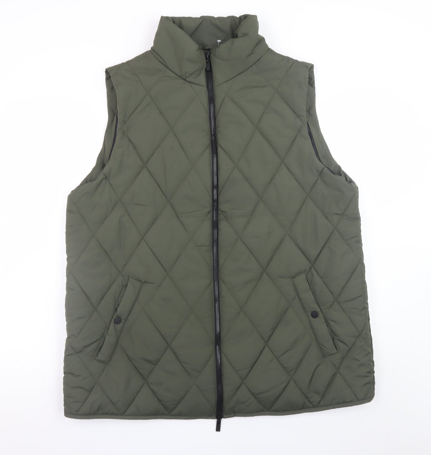 Womens UK Size 20 F&F Green Quilted Coat