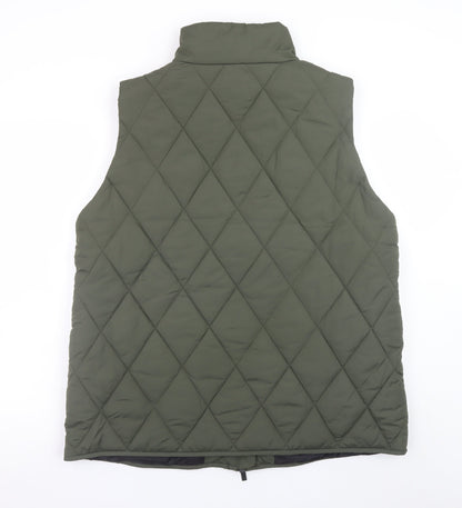 Womens UK Size 20 F&F Green Quilted Coat