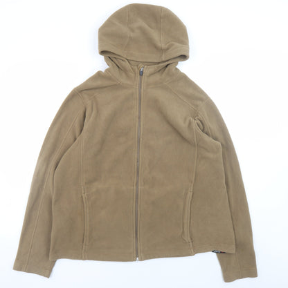 Mens UK Size M Lands' End Brown Basic Jacket