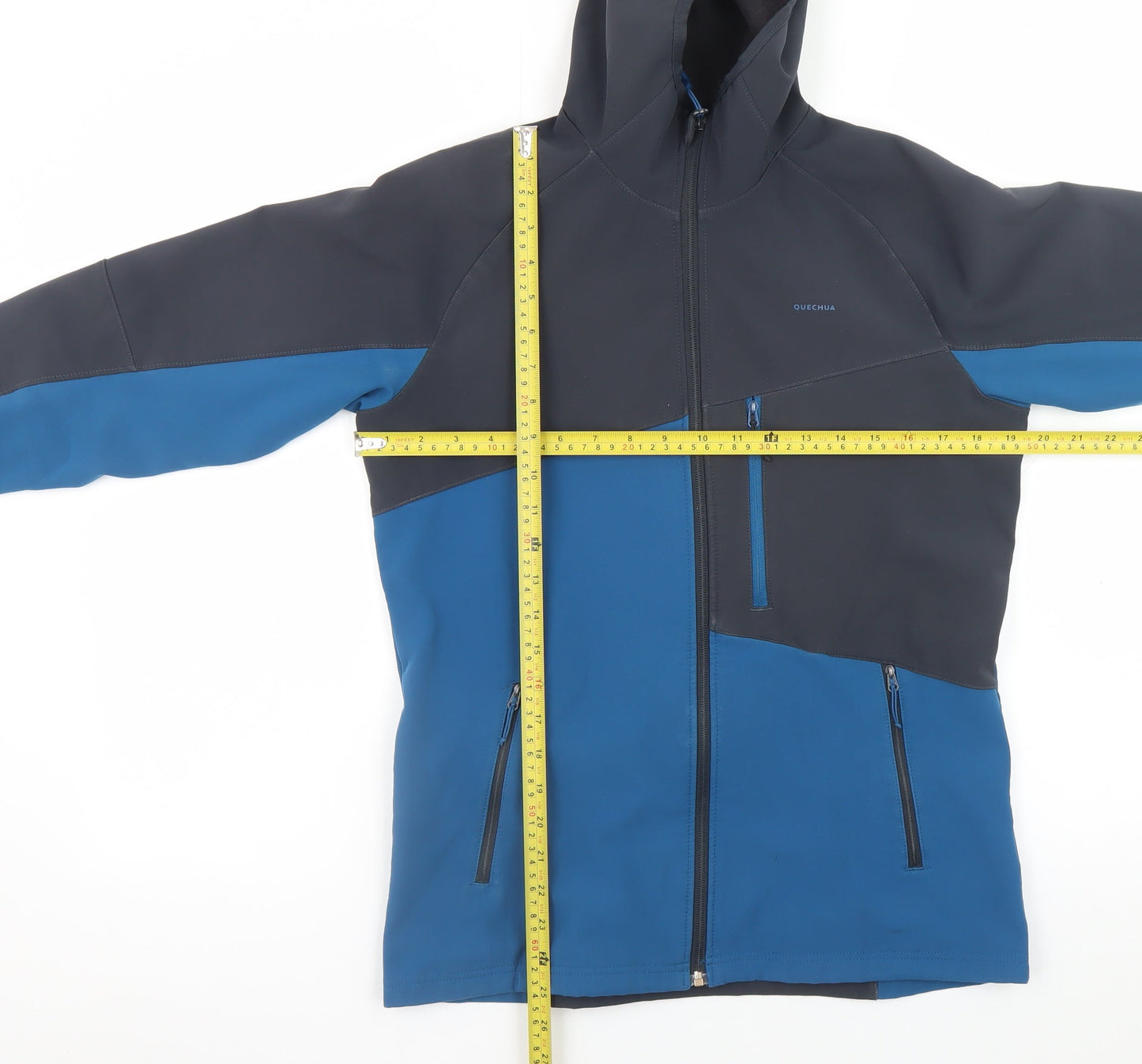 Boys UK Size 14-15 Years Quechua Blue Soft Shell