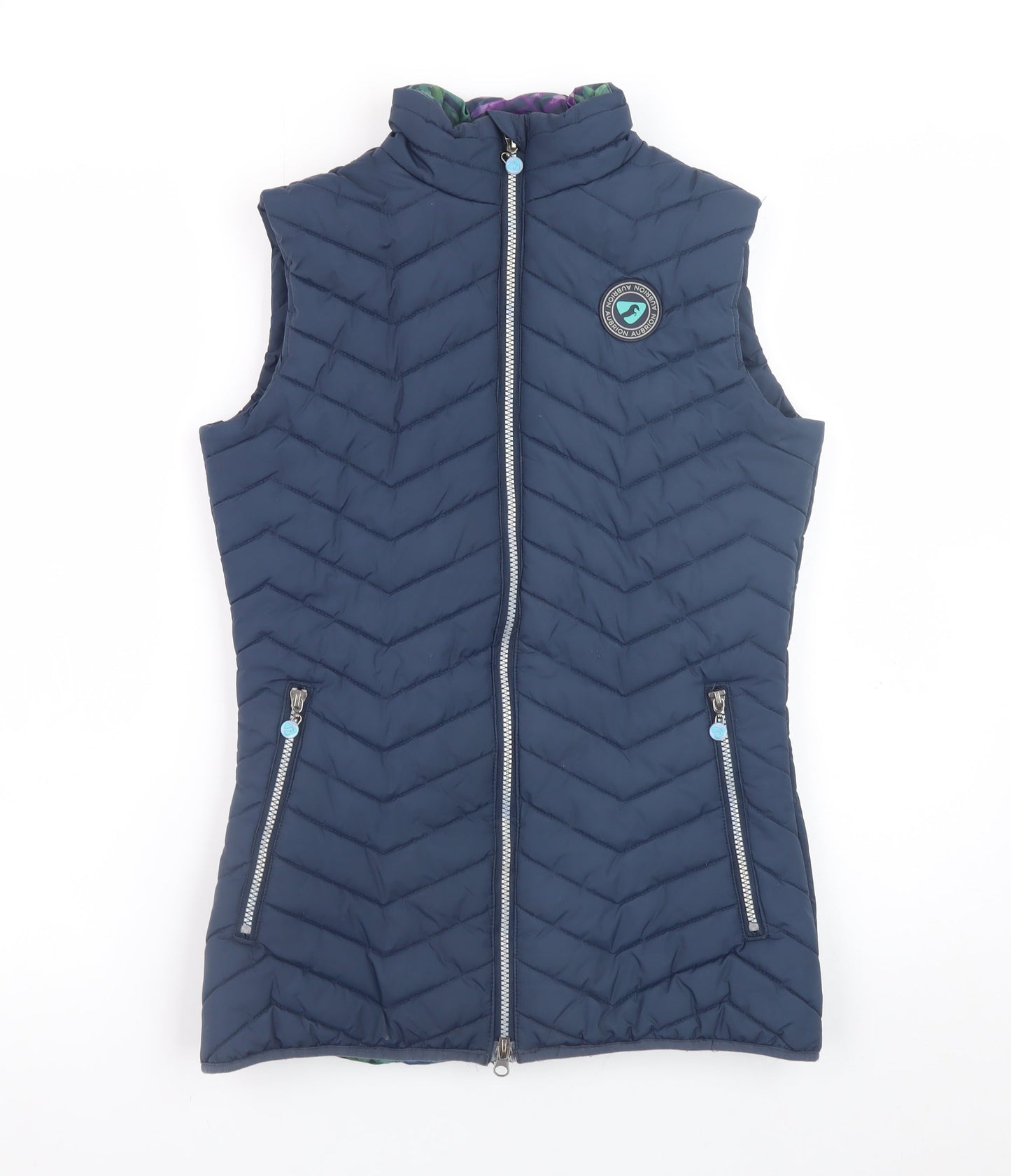 Womens UK Size XS Aubrion Blue Puffer Jacket