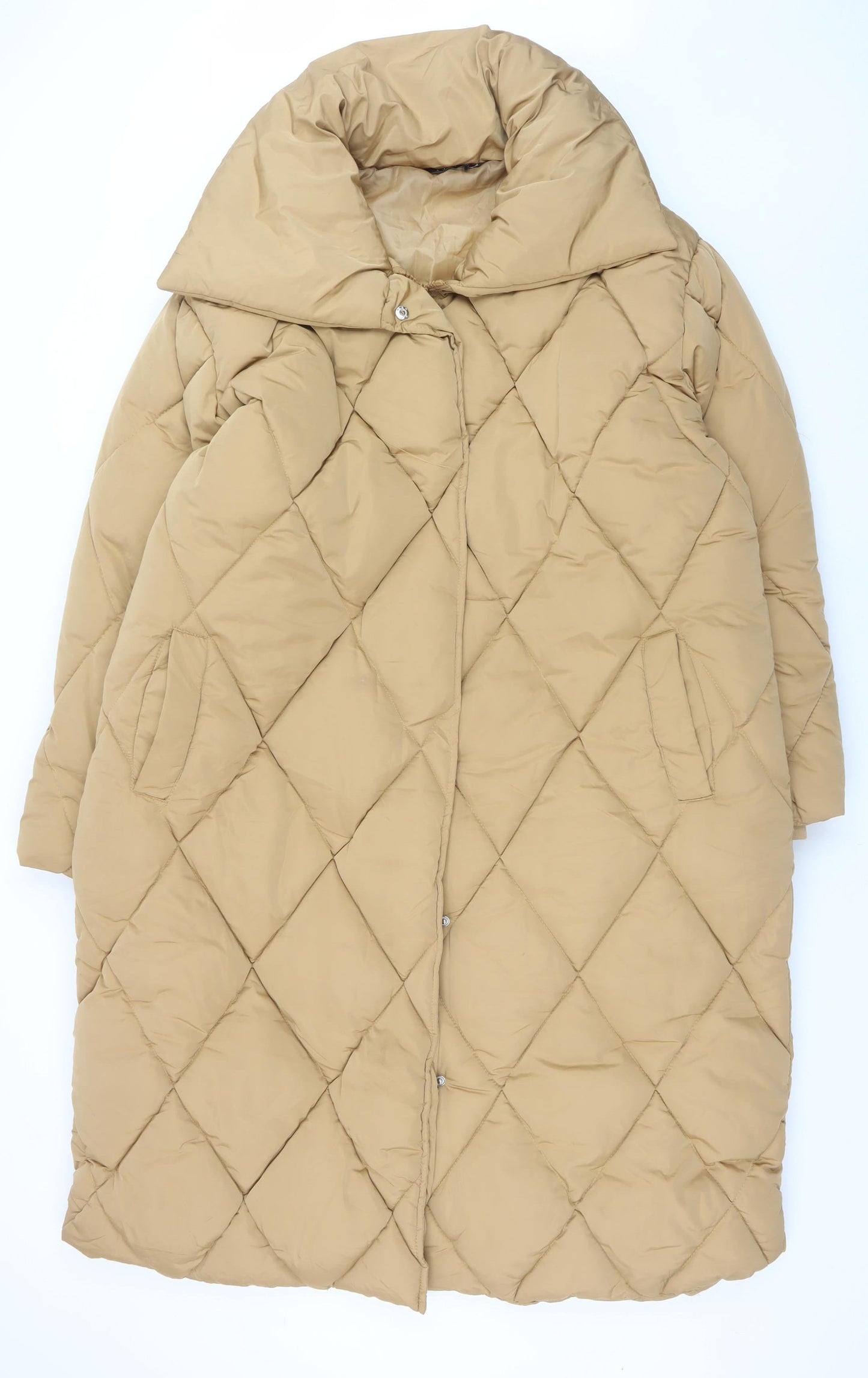 Womens UK Size 20 Yours Beige Puffer Jacket