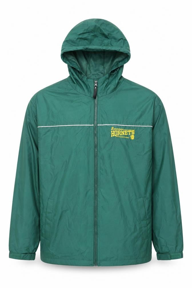 Mens UK Size S My Town Originals Green Windbreaker Coat