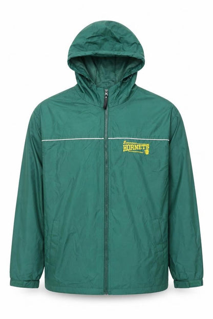 Mens UK Size S My Town Originals Green Windbreaker Coat