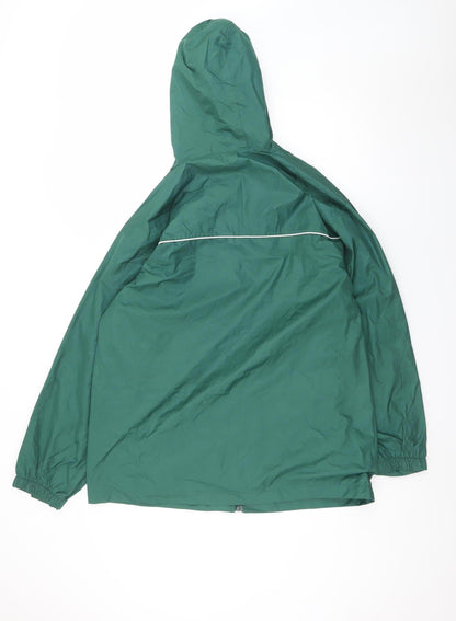 Mens UK Size S My Town Originals Green Windbreaker Coat