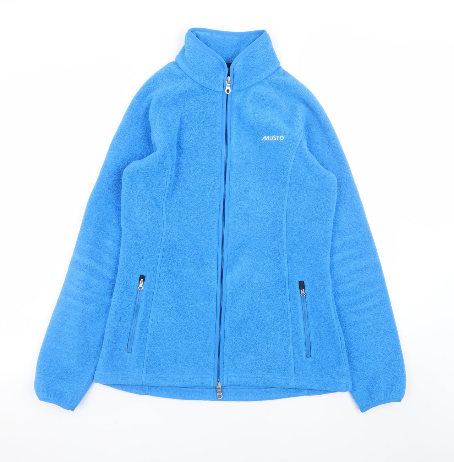 Womens UK Size 10 MUSTO Blue Basic Jacket