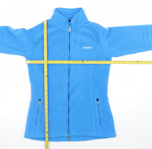 Womens UK Size 10 MUSTO Blue Basic Jacket
