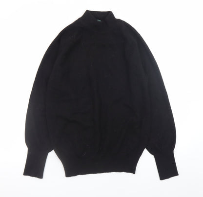 Womens UK Size 14 Johnstons of Elgin Black Pullover Jumper