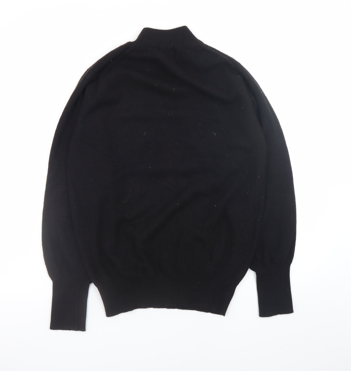 Womens UK Size 14 Johnstons of Elgin Black Pullover Jumper