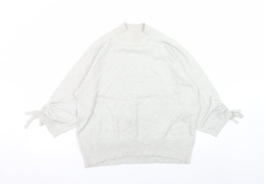 Womens UK Size 14 F&F Grey Pullover Jumper