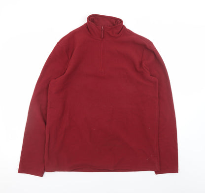 Mens UK Size M Mountain Warehouse Red Pullover Sweatshirt