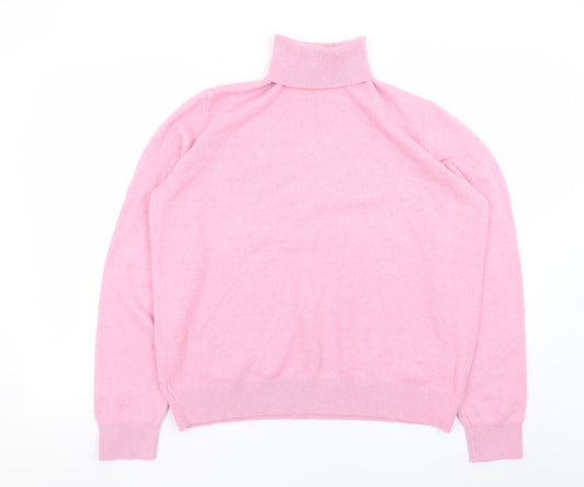 Womens UK Size M Marks and Spencer Pink Pullover Jumper