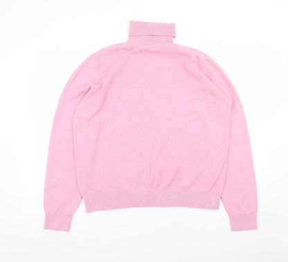 Womens UK Size M Marks and Spencer Pink Pullover Jumper