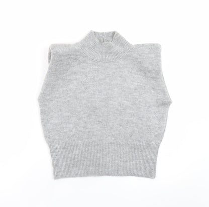 Womens UK Size M ASOS Design Grey Pullover Jumper