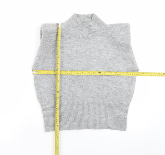 Womens UK Size M ASOS Design Grey Pullover Jumper