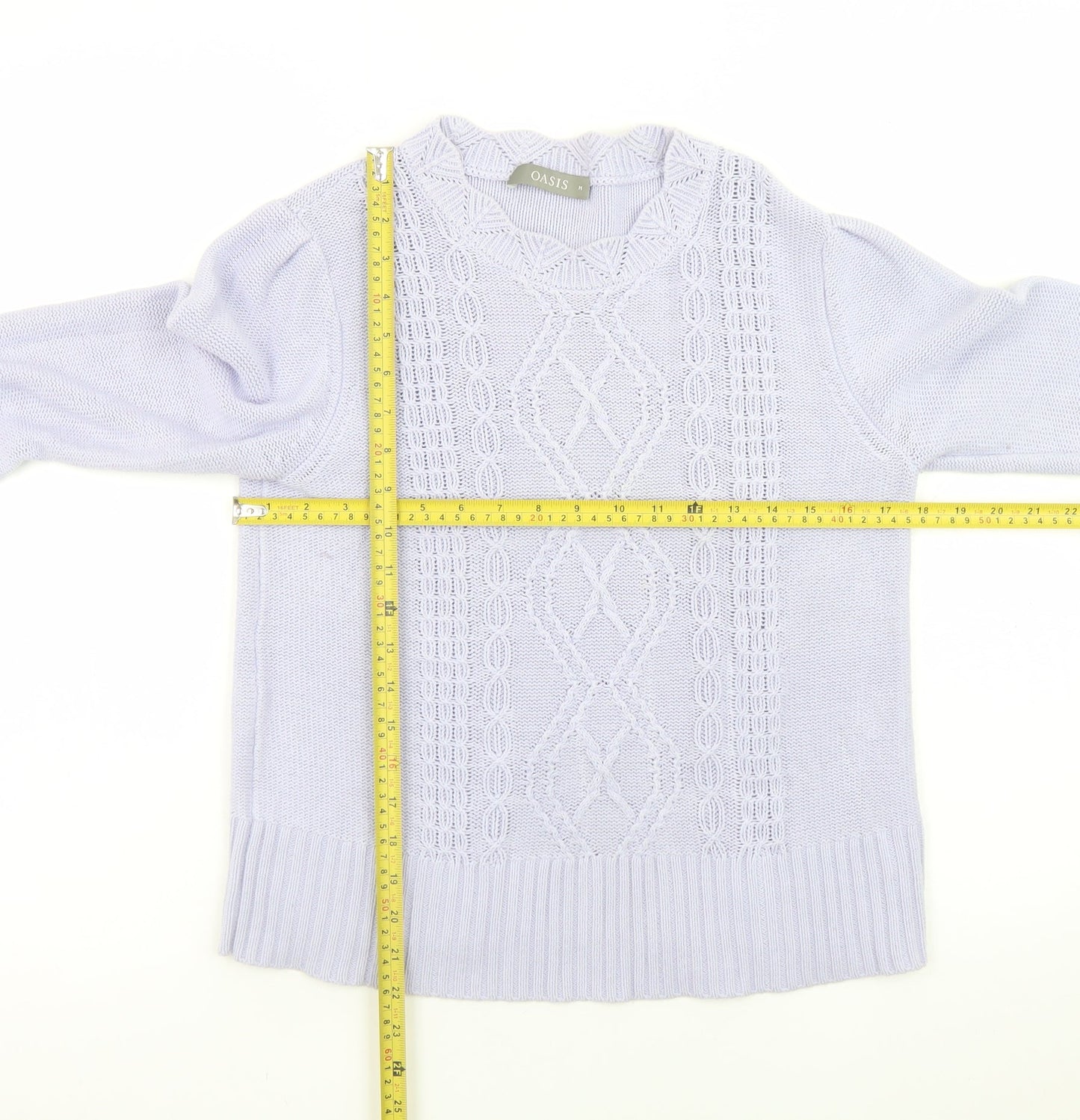 Womens UK Size 12 Oasis Purple Pullover Jumper