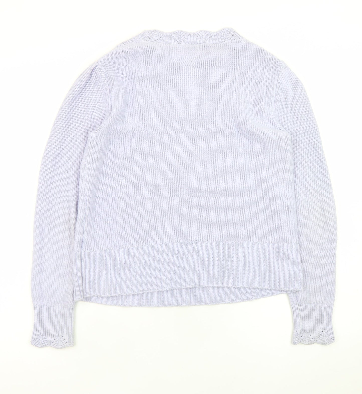 Womens UK Size 12 Oasis Purple Pullover Jumper
