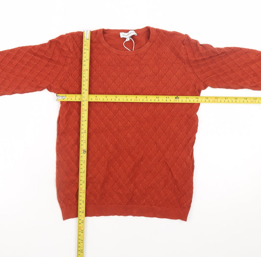 Boys UK Size 6 Years Warehouse Orange Pullover Jumper