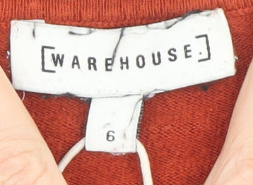 Boys UK Size 6 Years Warehouse Orange Pullover Jumper
