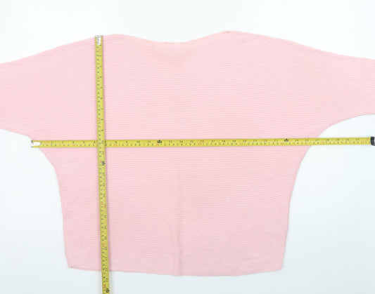 Womens UK Size XS Lace Label of Graded Goods Pink Pullover Jumper