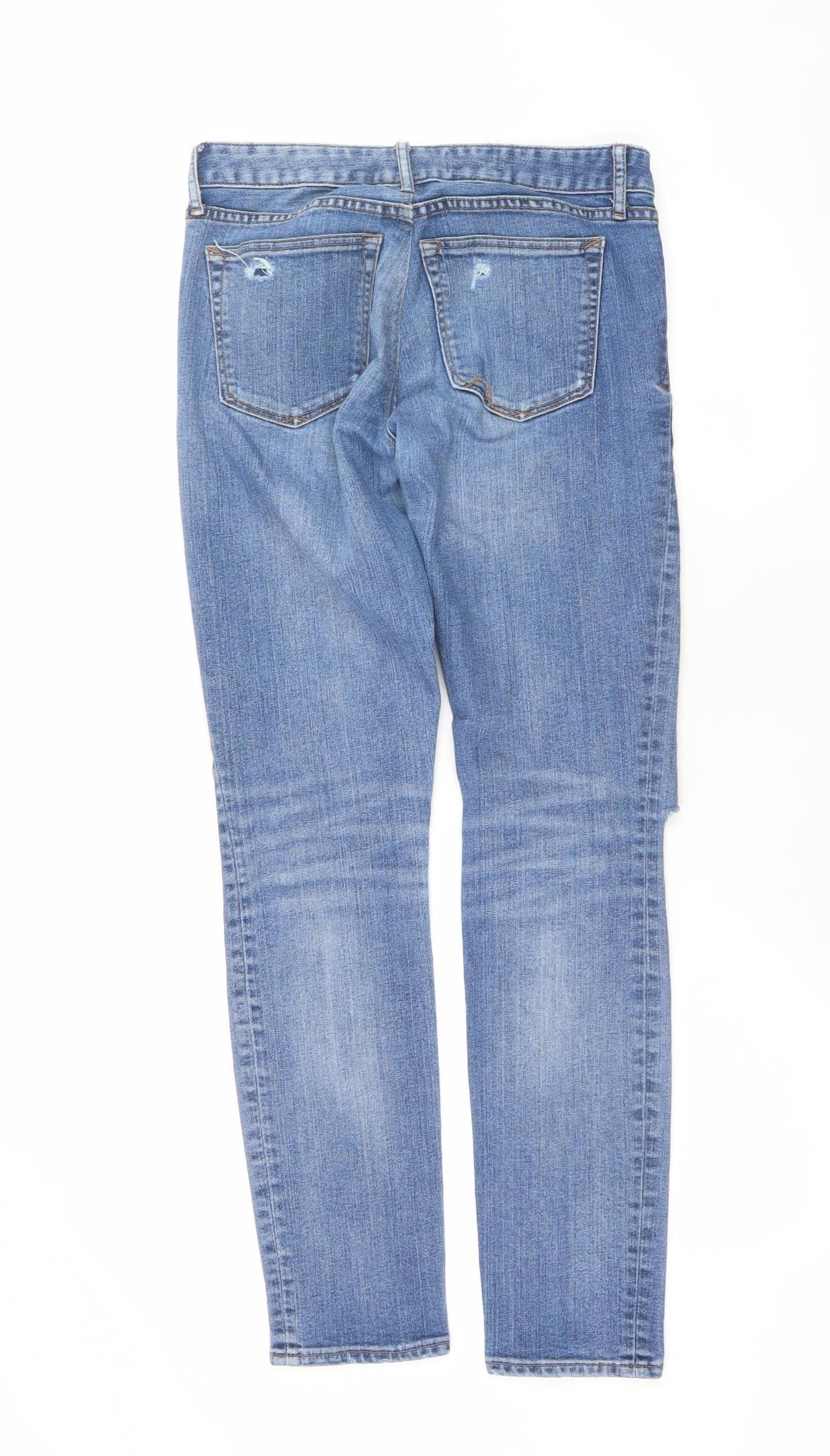 Womens UK Size 4 Gap Slim Fit Skinny Blue Jeans
