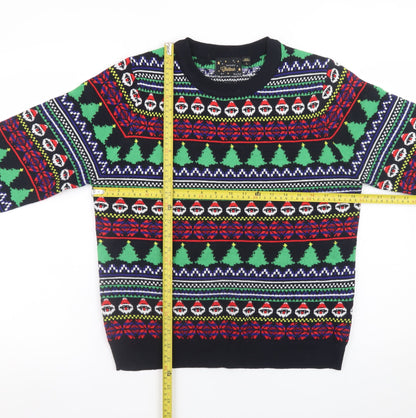 Womens UK Size L Brave Soul Multicoloured Pullover Jumper