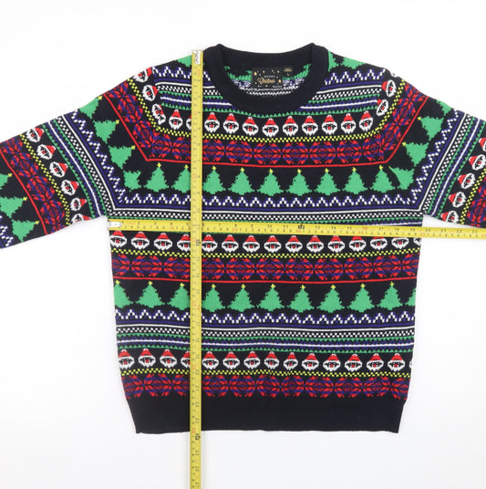 Womens UK Size L Brave Soul Multicoloured Pullover Jumper