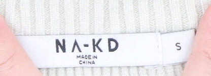 Womens UK Size S NA-KD Black Pullover Jumper