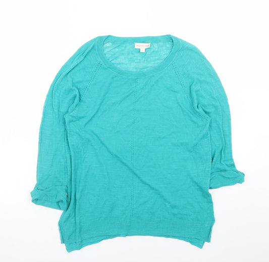 Womens UK Size S Monsoon Green Pullover Jumper