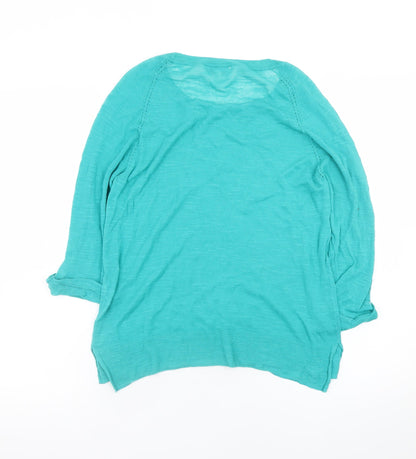 Womens UK Size S Monsoon Green Pullover Jumper