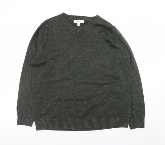 Womens UK Size M Marks and Spencer Green Pullover Jumper