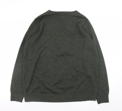 Womens UK Size M Marks and Spencer Green Pullover Jumper