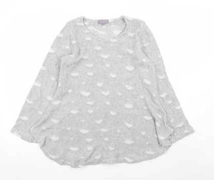 Womens UK Size S Sahara Grey Pullover Jumper