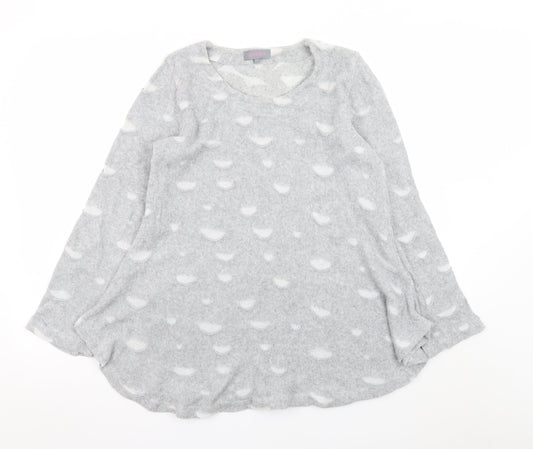 Womens UK Size S Sahara Grey Pullover Jumper