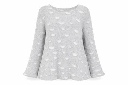 Womens UK Size S Sahara Grey Pullover Jumper