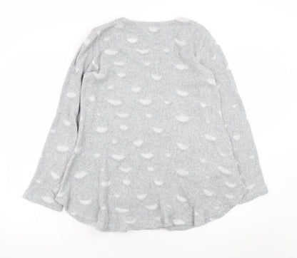Womens UK Size S Sahara Grey Pullover Jumper