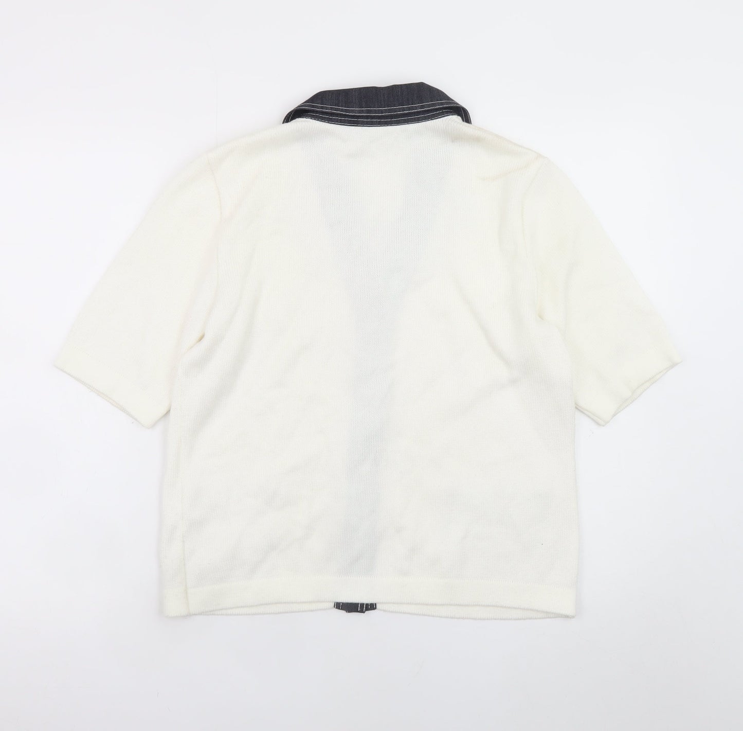 Womens UK Size 12 LUCIA Ivory Cardigan Jumper