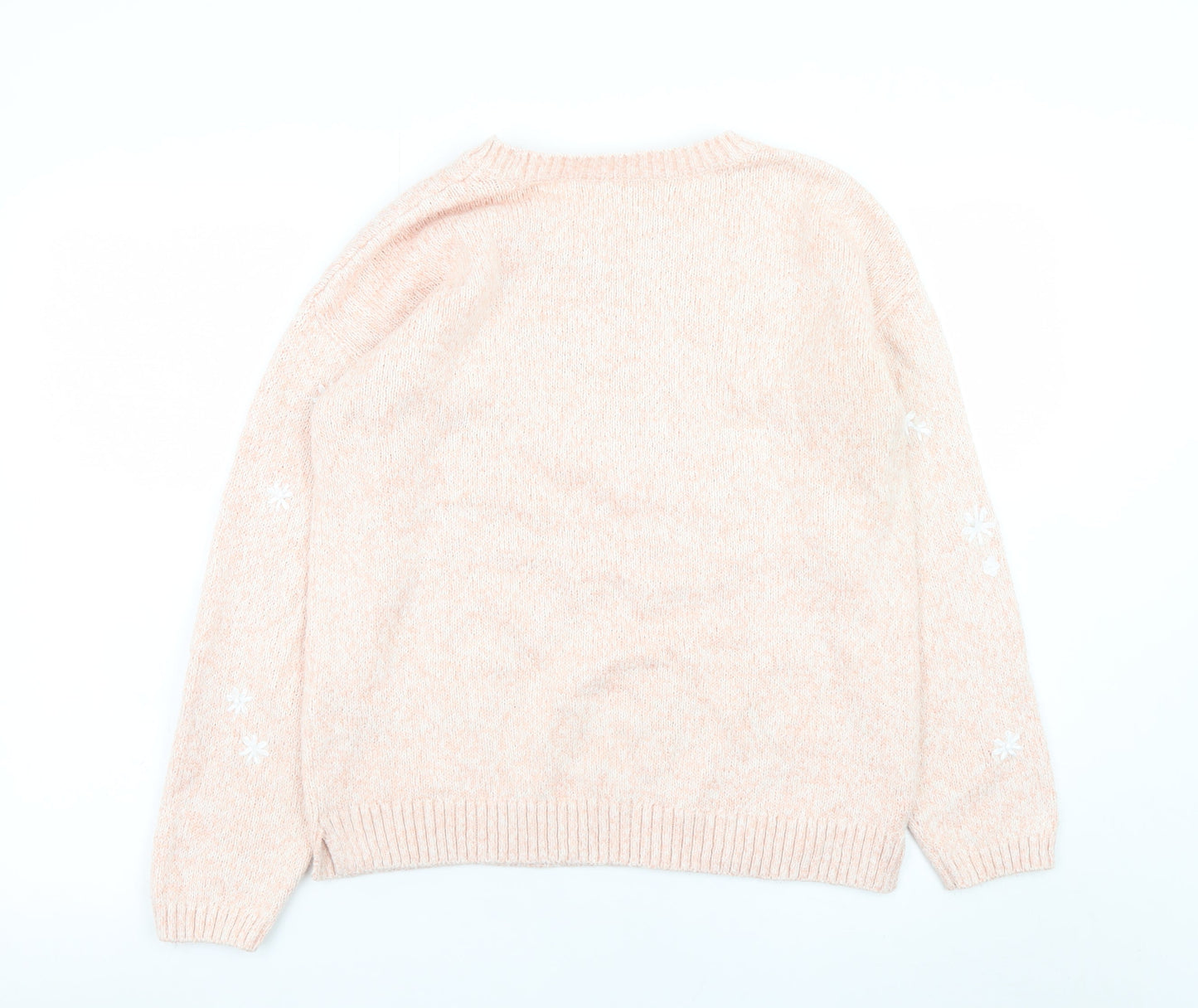 Womens UK Size 14 Marks and Spencer Beige Pullover Jumper